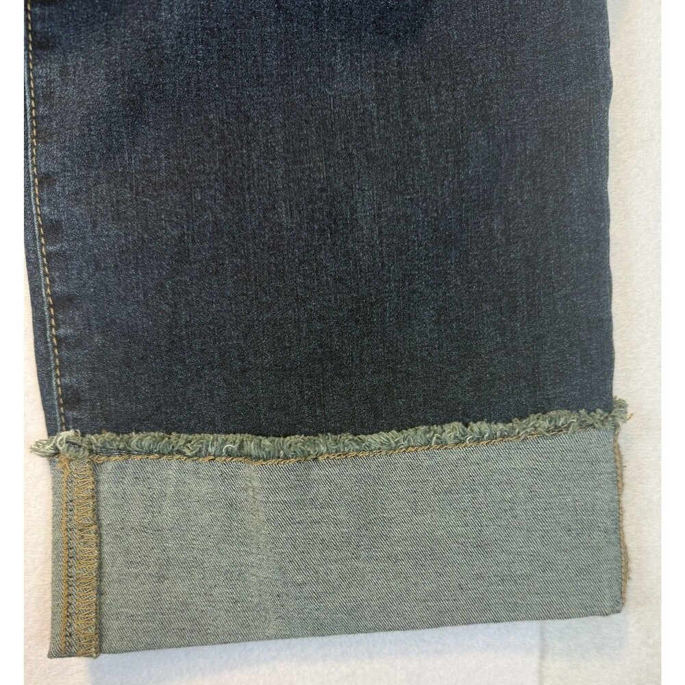 Chico's Perfect Stretch Girlfriend Slim Leg Ankle Jeans Sz 3 Dark Wash 16 - Picture 6 of 10